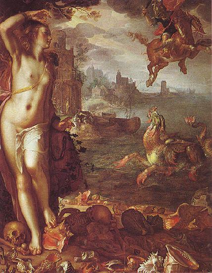 Joachim Wtewael Perseus and Andromeda Sweden oil painting art
